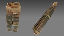 Double Whistle, wood, resin, fishline, Native American (Northwest Coast)